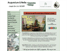 Tablet Screenshot of acu-herb.net
